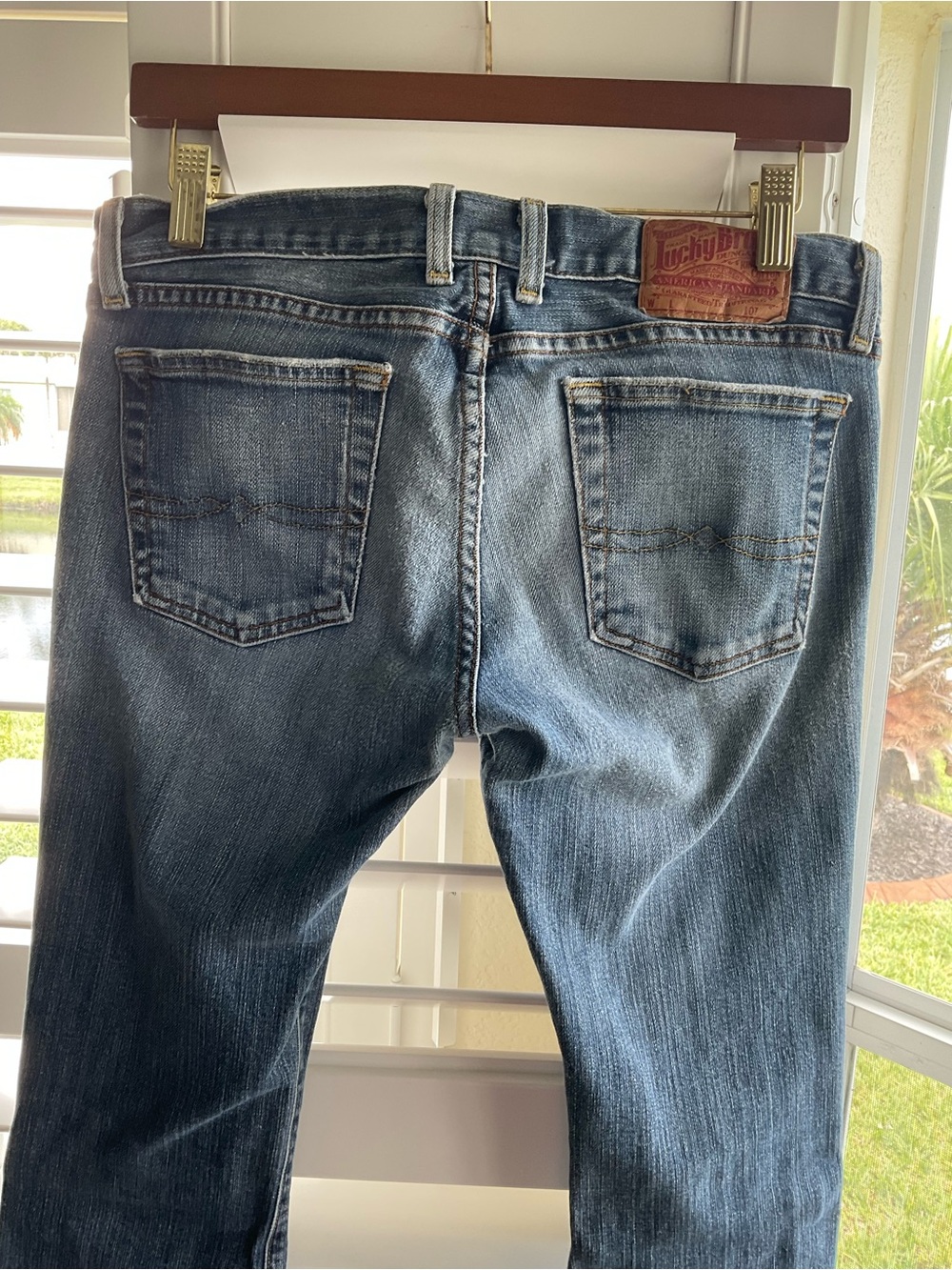 Vintage Lucky Brand Lil Maggie Button Fly Jeans, Size 6 - Picture 5 of 13